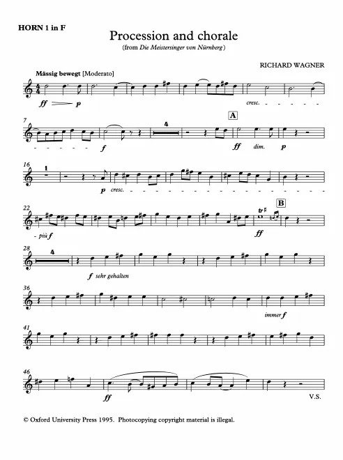 Horn 1, 2, 3, 4 (F)