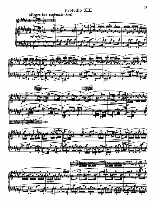 Præludium and Fuga Nos.13-24, BWV 882–893