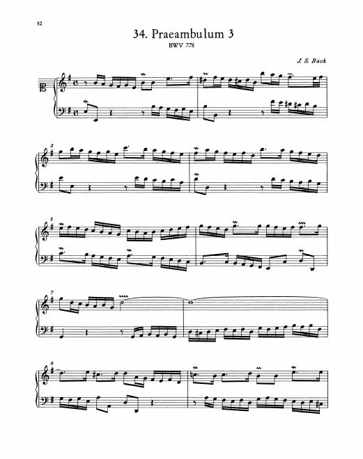 Complete Score (Præambulum)