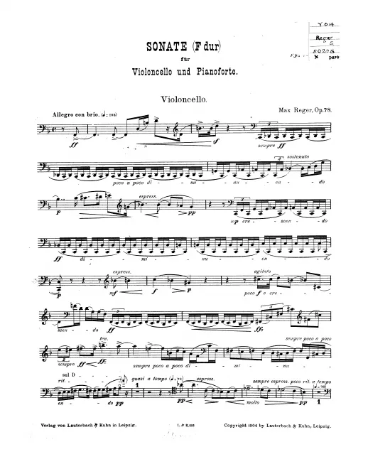 Cello part