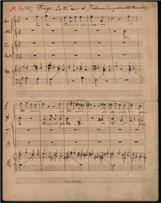 Incomplete Score (Fragment)