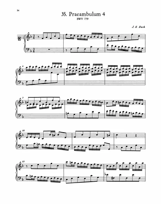 Complete Score (Præambulum)