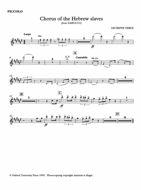 Flute, Piccolo