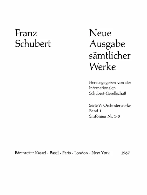 1. Sinfonien Nr. 1-3