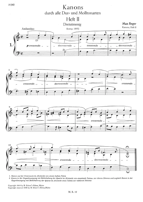 Book II - Three-part canons