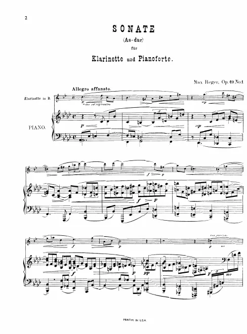 Piano score