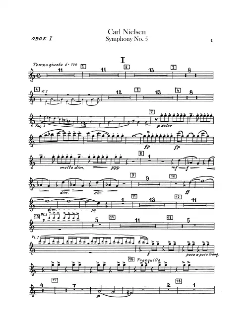 Oboe 1, 2