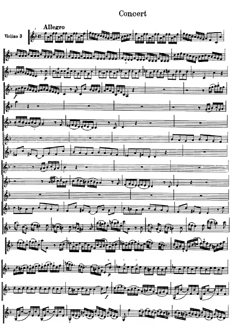 Violin 3 solo