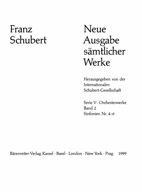 2. Sinfonien Nr. 4-6