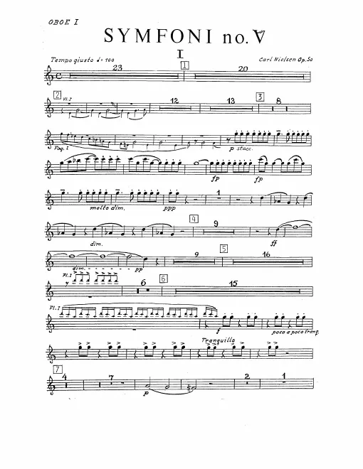 Oboe 1, 2