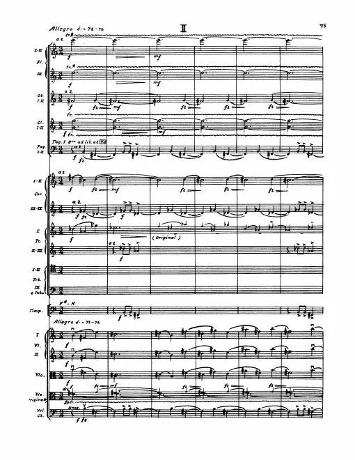II. Allegro. Presto. Andante poco tranquillo. Allegro