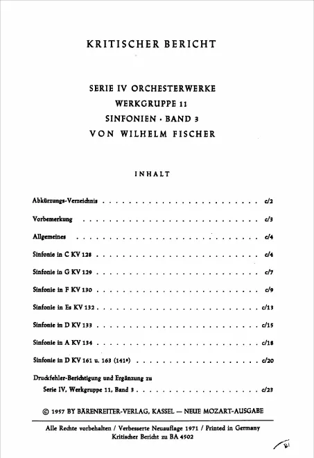 IV/11/3. Sinfonien (Band 3)