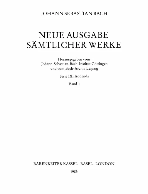 1. Katalog der Wasserzeichen in Bachs Originalhandschriften