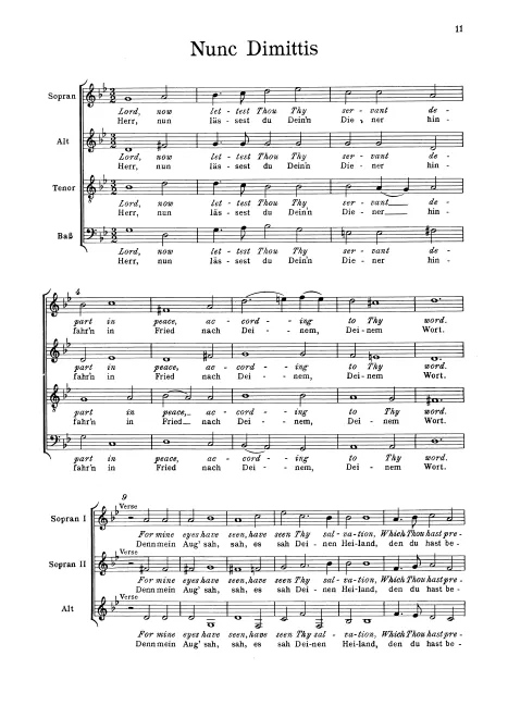 Nunc Dimittis
