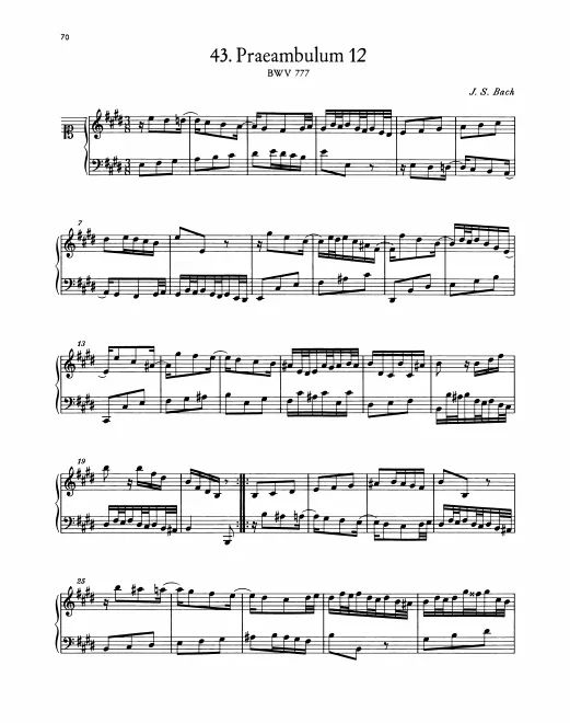 Complete Score (Præambulum)