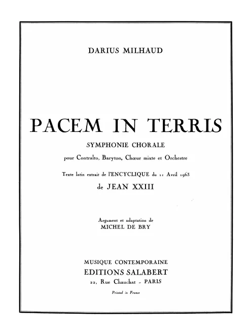 Vocal Score