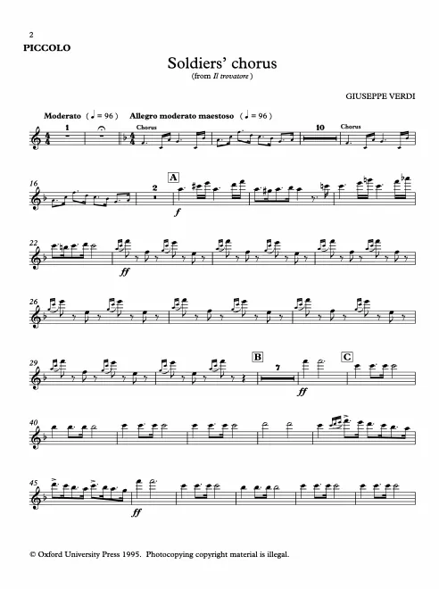 Flute, Piccolo