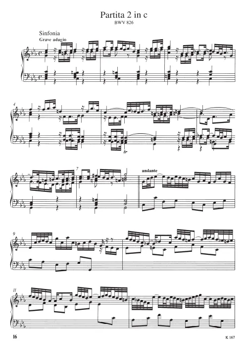 2. Partita in , BWV 826