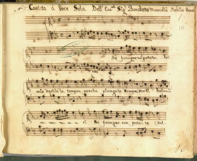 Complete manuscript score