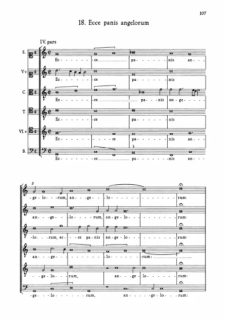 4. Ecce panis angelorum