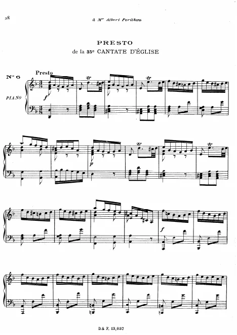 6. Presto from Cantata No.35