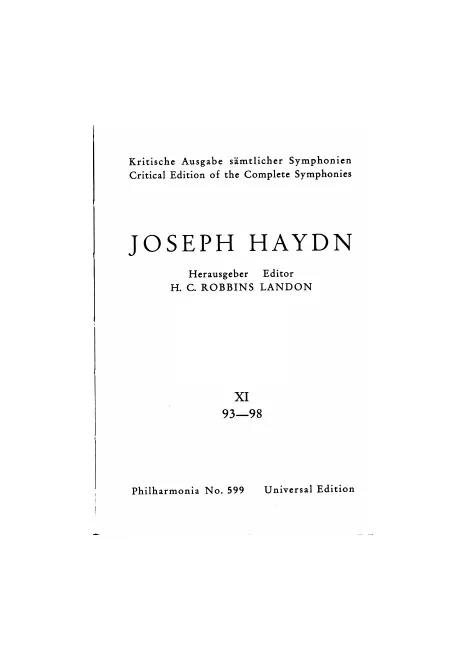 11. Symphonies Nos.93-98