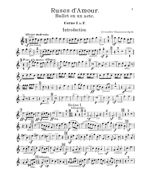 Horn 1 (F)
