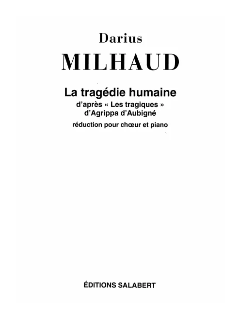 Vocal Score