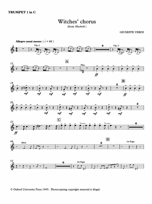 Trumpet 1, 2 (C)