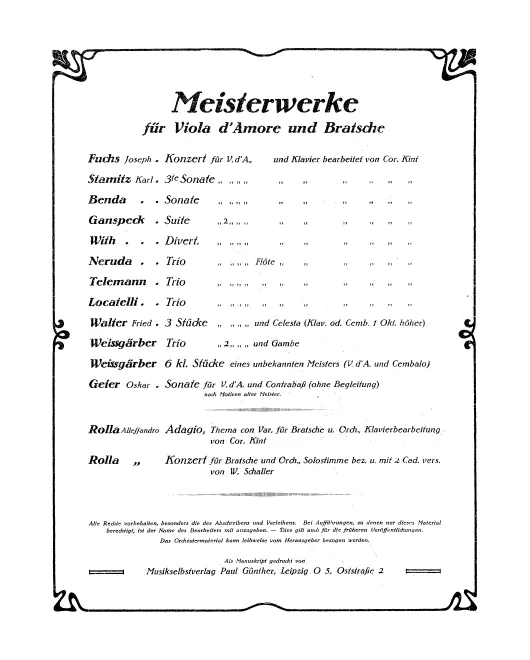 Complete Score and Viola Part