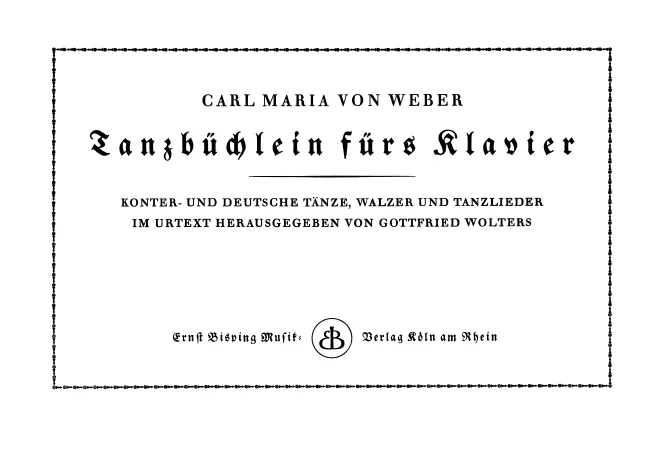 First page of 6 Favorit-Walzer der Kaiserin von Frankreich Marie Louise