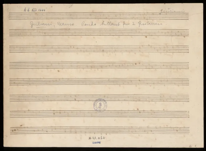 First page of Rondongino brillante
