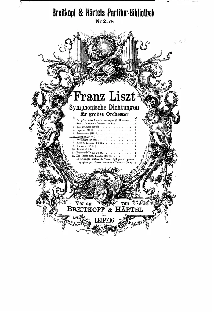 First page of Mazeppa