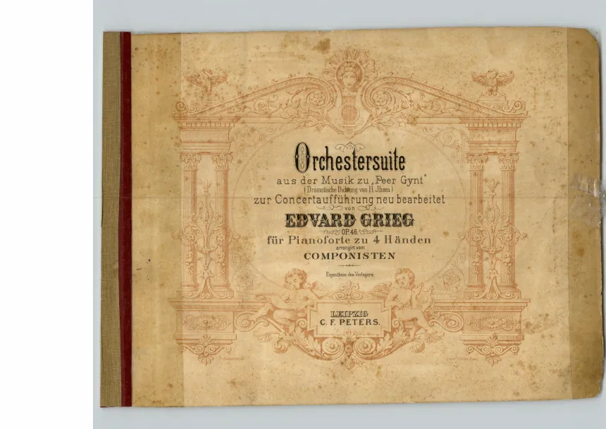 First page of Peer Gynt Suite No.1