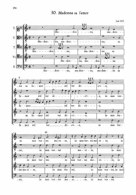First page of Madonna sa l’amor