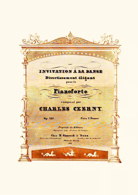 First page of Invitation à la danse