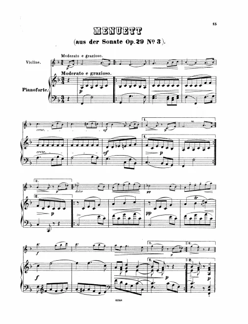 First page of Piano Sonata No.18