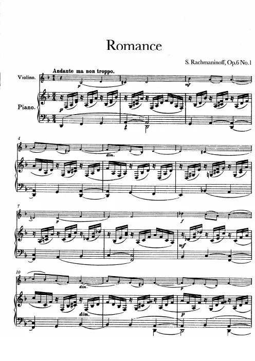 First page of 2 Morceaux de salon