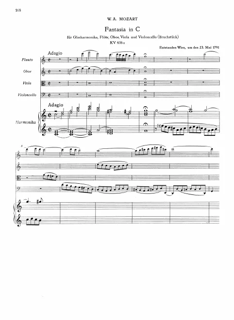 First page of Fantasia in C