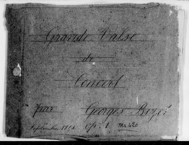 First page of Grande valse de concert