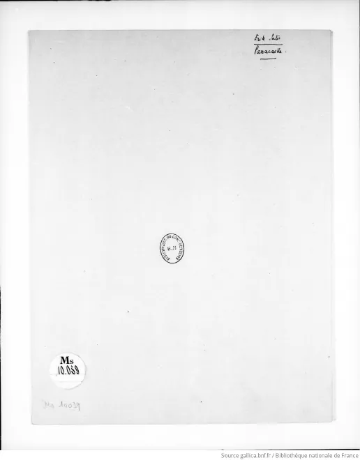 First page of Passacaille