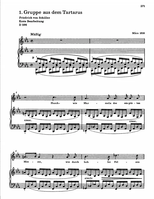 First page of Gruppe aus dem Tartarus