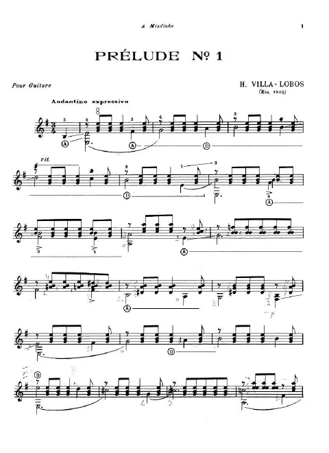First page of Preludes
