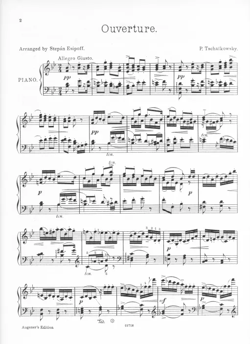 First page of The Nutcracker Suite