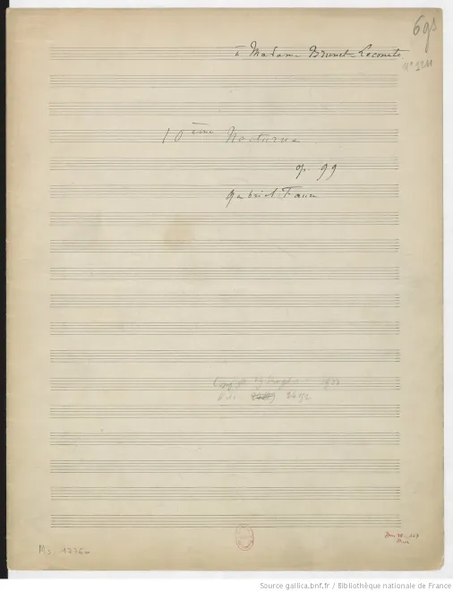 First page of Nocturne No.10