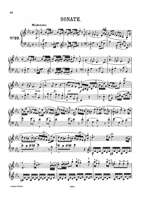 First page of Divertimento