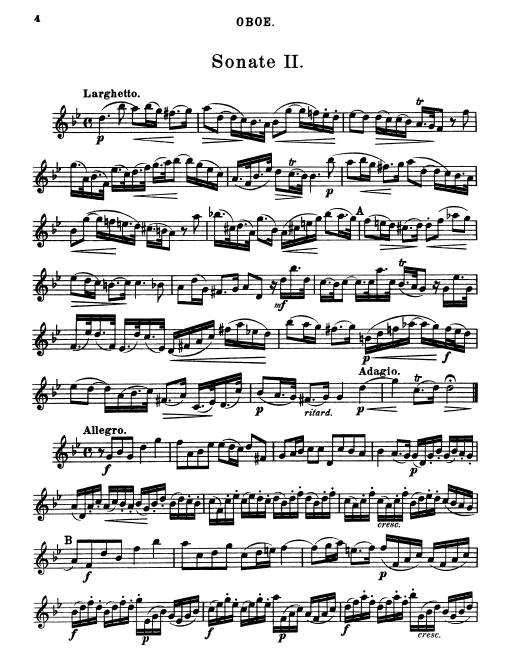 First page of Violin Sonata in G minor