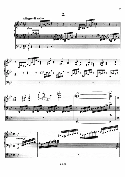 First page of Prelude and Fugue