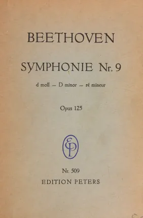 First page of Symphony No.9