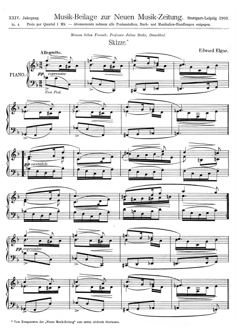 First page of Skizze